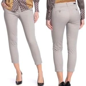 KUT Taylor Crop Trouser Chino Pants Bottom Nordstrom Light Gray Size 6 Women’s